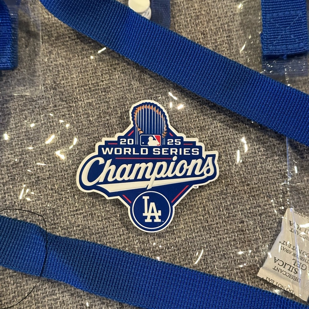 NWT LA Dodgers 2025 World Series Champions Stadium Clear Tote Bag NEW